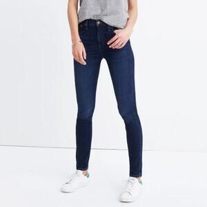 Madewell 10" High-Rise Skinny Jeans in Hayes Wash 25